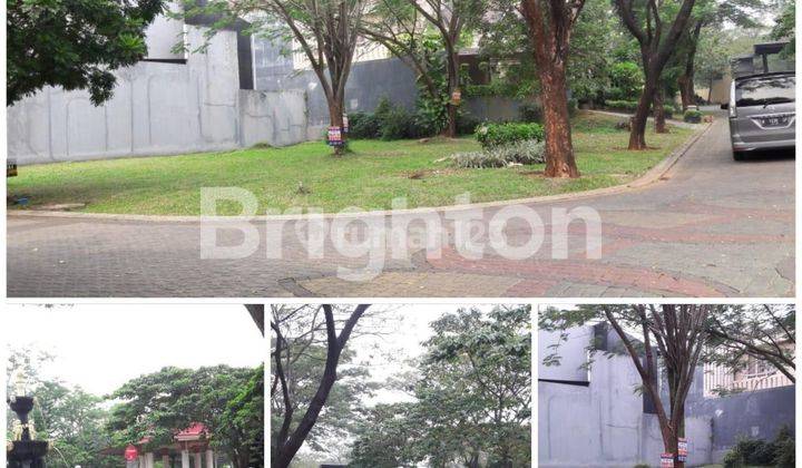 Kavling Hoek cantik di jalan Boulevard hadap taman di Cluster Fresco Foresta BSD City 1