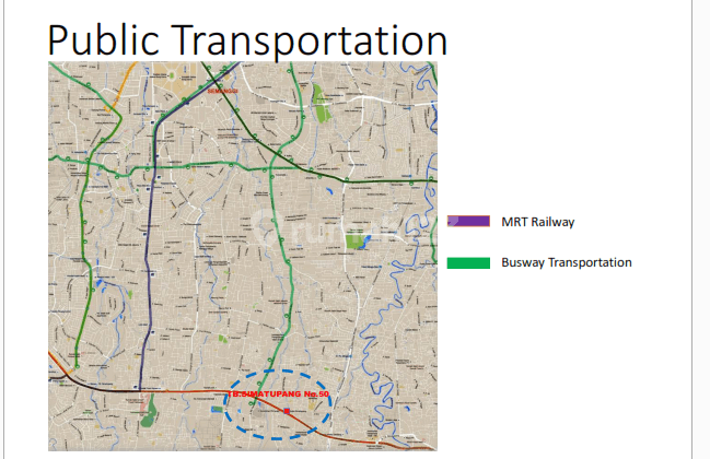 Di  Tanah di TB Simatupang Cilandak 2