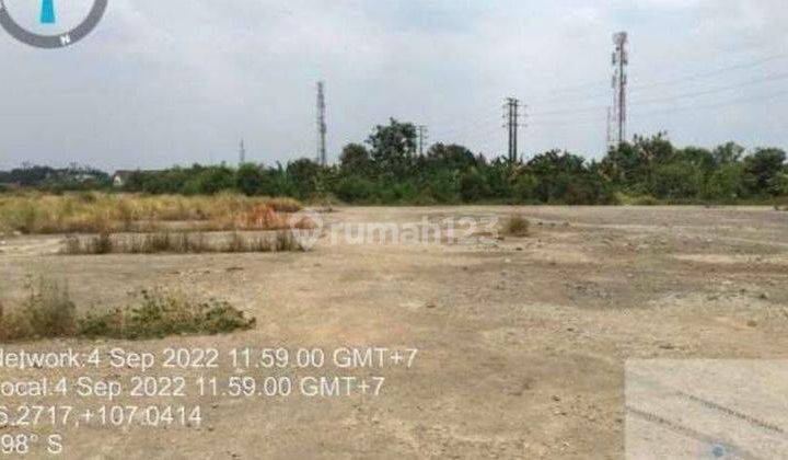 DIJUAL Cepat Tanah KOMERSIL & pergudangan Di Bekasi Tambun Selatan Samping Toll Jakarta Cikampek 2