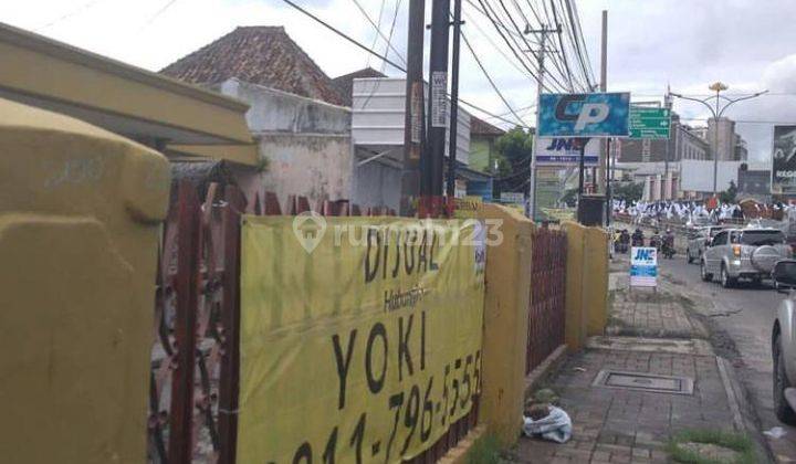 Tanah strategis bonus rumah murah dipinggir jalan Teuku Umar Kedaton Bandarlampung 1