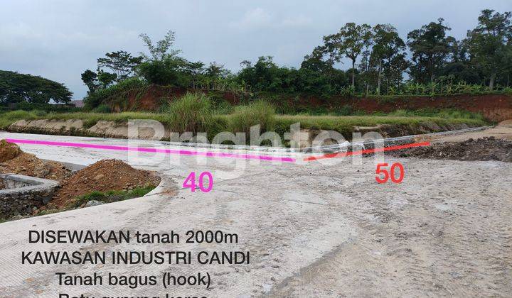 TANAH SIAP BANGUN LOKASI KAWASAN INDUSTRI CANDI SEMARANG BARAT 1