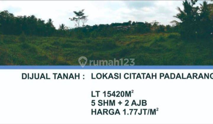 Jual Cepat Tanah Citatah Padalarang Raya 2