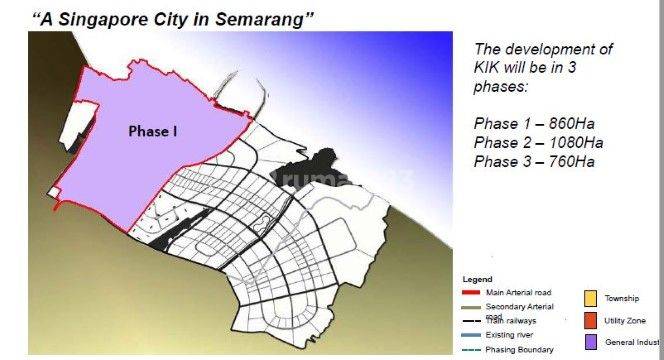 Kavling Tanah Gudang dan Pabrik, Kendal Industrial Park (KIK), Jababeka - Sembcorp Development 2