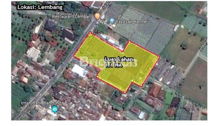 TANAH DATAR SIAP PAKAI UNTUK USAHA DI MAINROAD LEMBANG 2