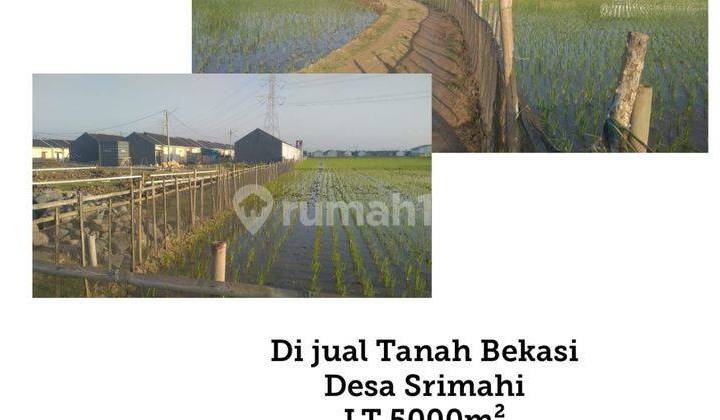 Tanah di Bekasi, desa Srimahi