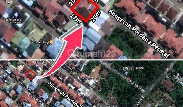 Tanah Beserta Rumah di Jl. Perdana, Komp. Anugrah Perdana Permai 1