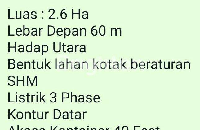 TANAH UNTUK PABRIK, ZONA INDUSTRI DI BOYOLALI 2