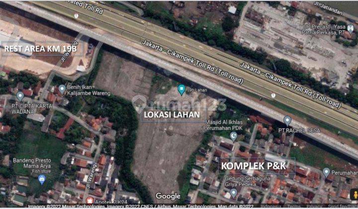 TANAH PADAT DI BEKASI - TAMBUN SELATAN - SAMPING TOLL CIKAMPEK - JAKARTA 1