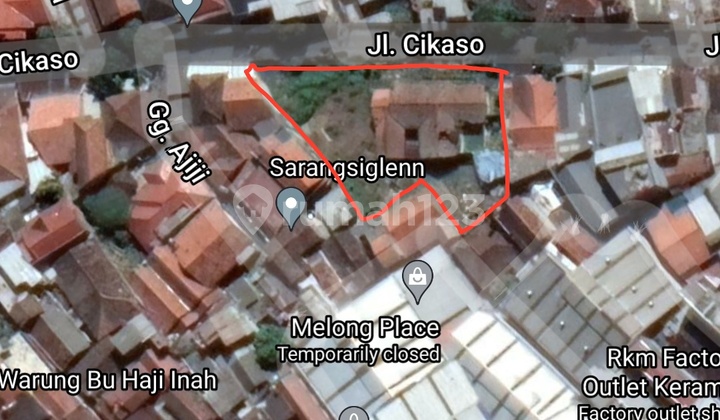 Tanah Murah Harga Di Bawah Njop Di Jl.cikaso Kota Bandung