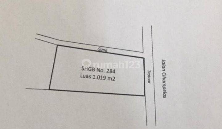 MURRAH!! Tanah Matang mainroad Cihampelas dekat Ciwalk, sangat Prospektif utk Bangunan Komersial 1