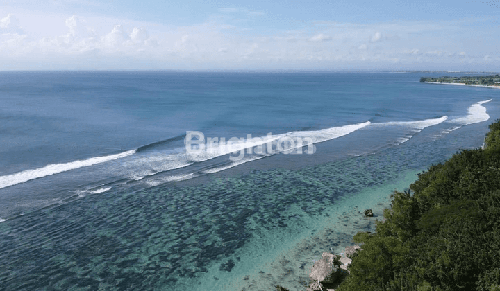 LAND WITH SEA AND SUNSET  VIEW PADANG PADANG ,Bali Located in the area of tourism zone near Bingin Beach - Padang2 Beach - Suluban Beach 1