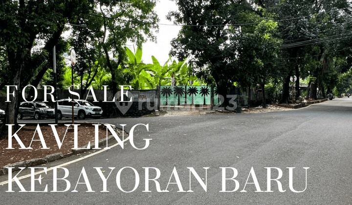 Kavling lokasi strategis di Jl hangjebat kebayoran baru jaksel