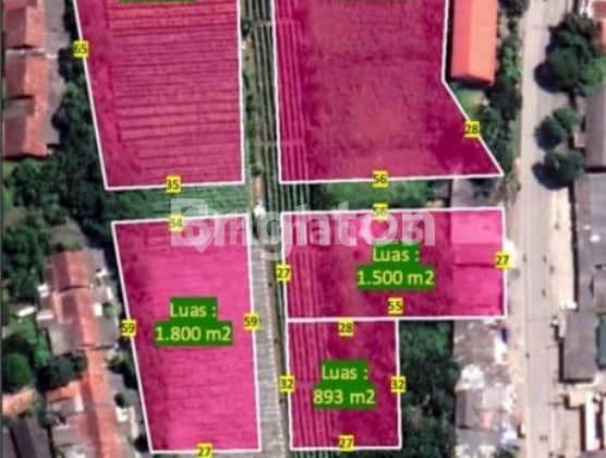 TANAH Total 20.000 m2 untuk kebutuhan INDUSTRI/ PABRIK di  Jl Raya Pembangunan Kp Parung Jambu Gunung Sindur Bogor