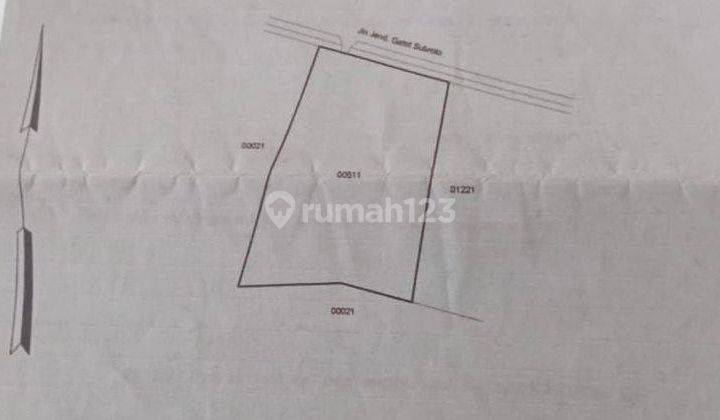 Tanah harga mendekati NJOP di area komersil gatsu 2