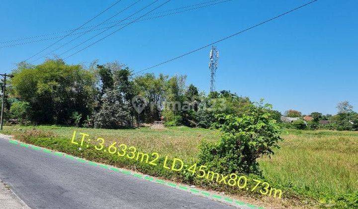 Tanah SHM 3.633 m² Lokasi Strategis murah di Banyudono Boyolali 1