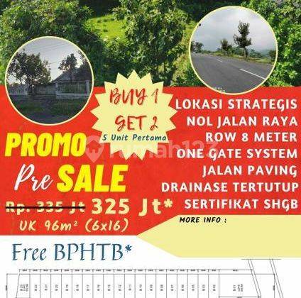 Tanah kavling Citra Graha pacet, harga promo beli 1 gratis 2 kavl 1