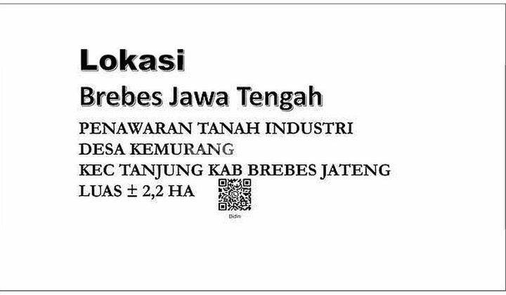 TANAH INDUSTRI Kabupaten Brebes, Jawa Tengah 2