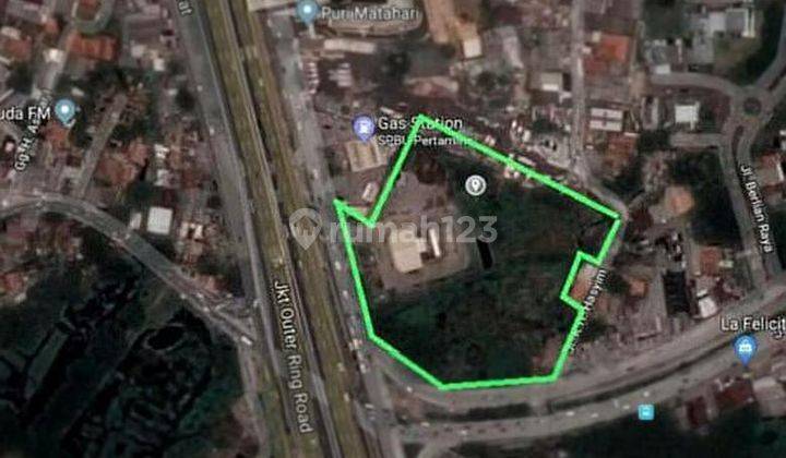 tanah komersil kembangan raya hoek lingkar luar barat 1