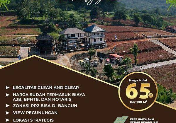 Tanah Di Bogor Timur Pemandangan Gunung, Dekat Jalan Propinsi Siap Bangun Rumah, Villa Dan Berk 1