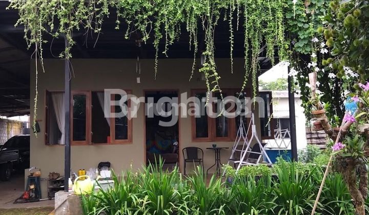 Land+2-story House, Lush Garden Ready to Occupy and Strategic Location. Rancabungur Main Road, can purchase the land only 1500m² or everything.