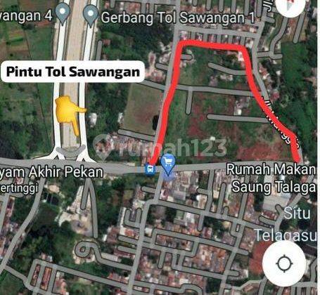 Tanah luas 6 ha di samping pintu tol Sawangan Depok 2