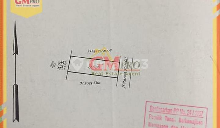 Tanah di Rancakendal Cigadung - Bandung Utara