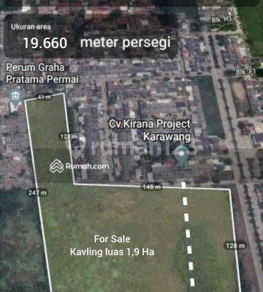 Tanah Murah di KarawangTimur dekat dengan stasiun Klari