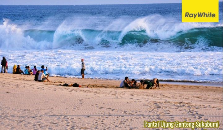 Tanah Di Pantai Ujung Genteng Merupakan Kawasan Wisata Nan Elok