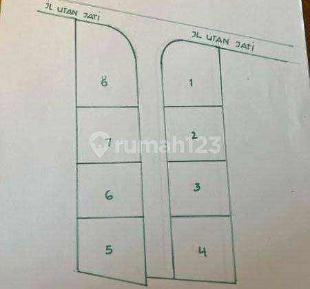 Disewakan Tanah Utan Jati Jakarta Barat, Luas 9744 meter, Lokasi pinggir jalan raya, bisa sebag 2