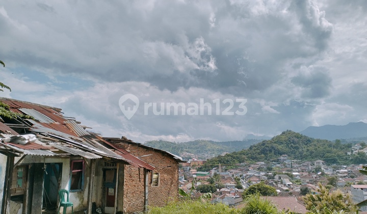 Fast cheap land central location Bandar Lampung city view city and sea.