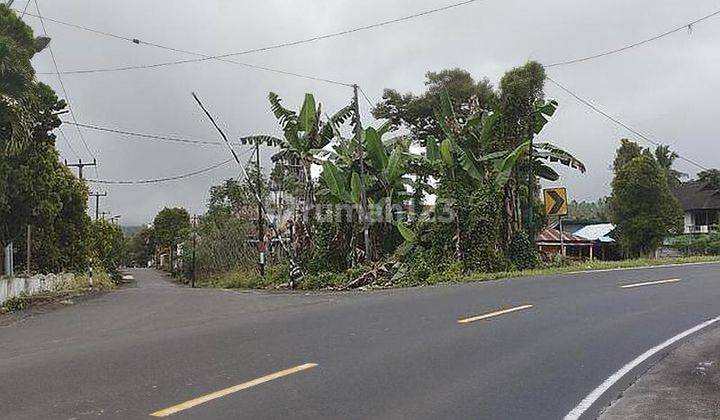Tanah Rata Strategis Pinggir Jalan Raya Sonder Kawangkoan Manado Tanah 2