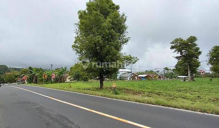 Tanah Luas Rata Strategis di Pinggir Jalan Raya Sonder Kawangkoan Manado 1