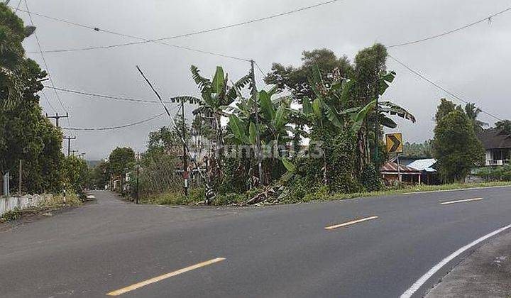 Tanah Komersil, Hook, Kawasan Berkembang Pinggir Jalan Raya Sonder Atas Minahasa Manado 2