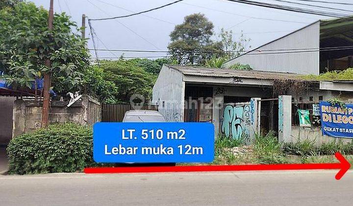 Tanah 510 m2 Premium pinggir jalan raya Legok 1