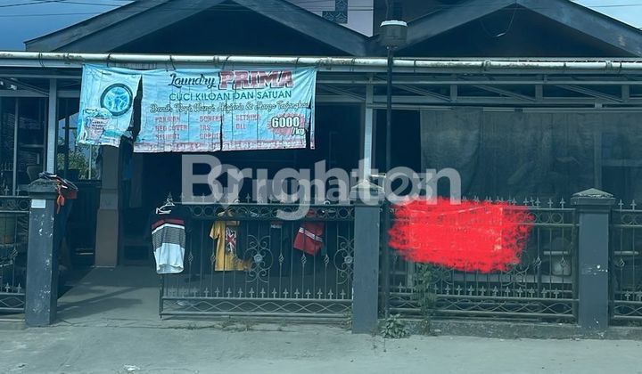 TANAH DATAR SUDAH ADA BANGUNAN COCOK UNTUK KANTOR ,MESS, GUDANG, ATAU PARKIR ALAT BERAT, DI SOMBER