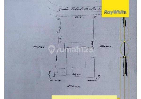 Tanah komersial di jalan raya Lebak bulus 2