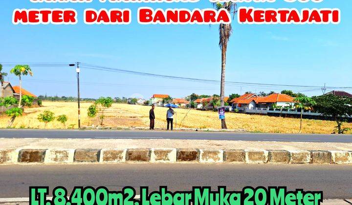 Kav Tanah 8.400m2 Mainroad 500m Dri Bandara Kertajati, Majalengka 1