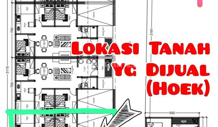 TANAH CLUSTER DLM KOMPLEK LOKASI SAYAP TKI! NATA ENDAH 2 SADANG 2