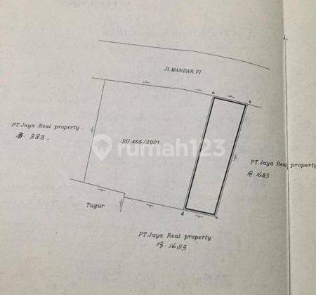 Di Tanah Lokasi Strategis Bintaro Jaya Sektor 3 Jl. Mandar 2