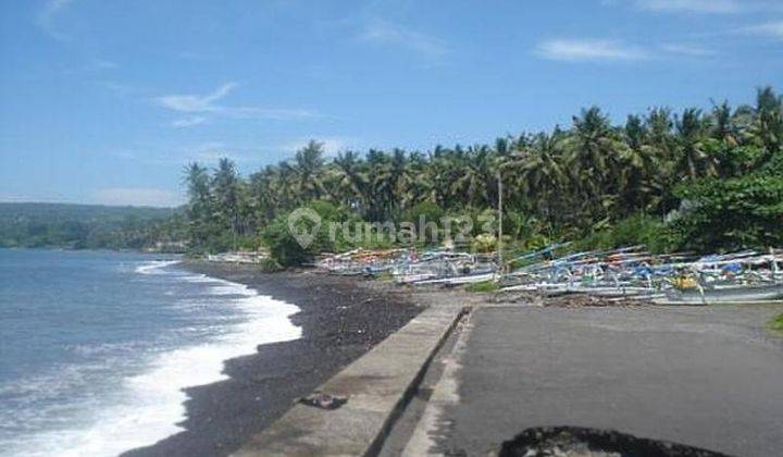 Tanah Kavling Beach Front di Pinggir Pantai Jasri Candidasa Bali 2