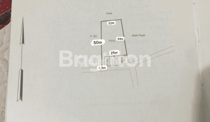 TANAH 1.128 METER DI KAMPUNG TANAH BARU - BOJONG GEDE 2