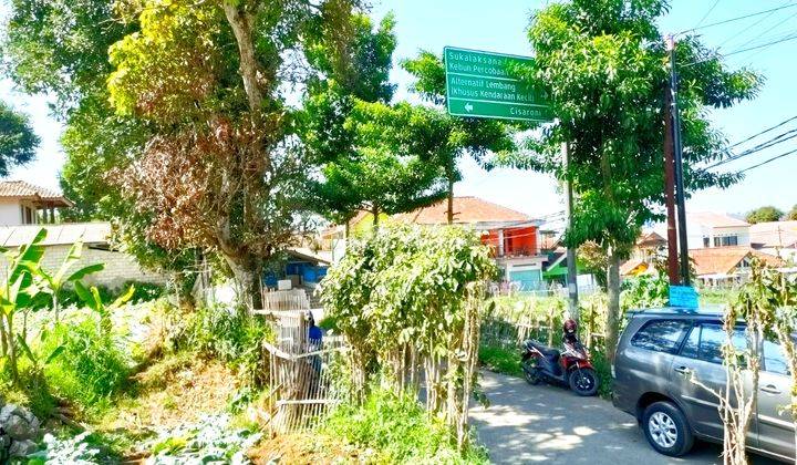 Jual Tanah Shm, Lt.2.100m2, Jl. Monako, Lembang, 1 Km Ke Mainroad 2