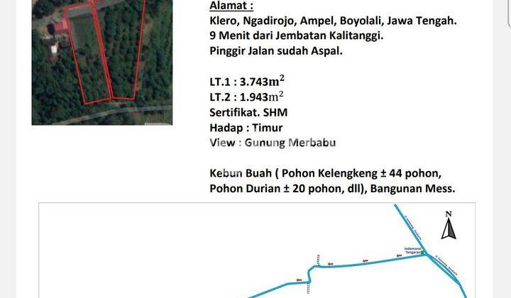 KAVLING LAHAN KERING AMPEL BOYOLALI COCOK UNTUK PERKEBUNAN ATAU INDUSTRI 2