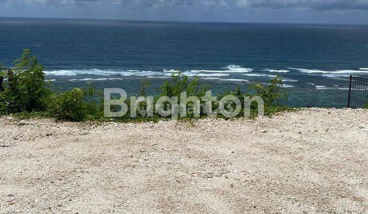 Land in Sawangan 700m from Apurva and Ritz. area of 3100m2 cliff edge directly to the sea and beach 1