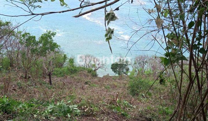 Land in Sawangan 700m from Apurva and Ritz. area of 3100m2 cliff edge directly to the sea and beach 2