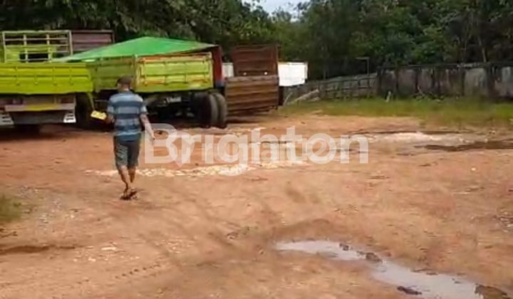TANAH/LAHAN PINGGIR JALAN KM 13 COCOK DIBUAT GUDANG, WORKSHOP DAN INDUSTRI