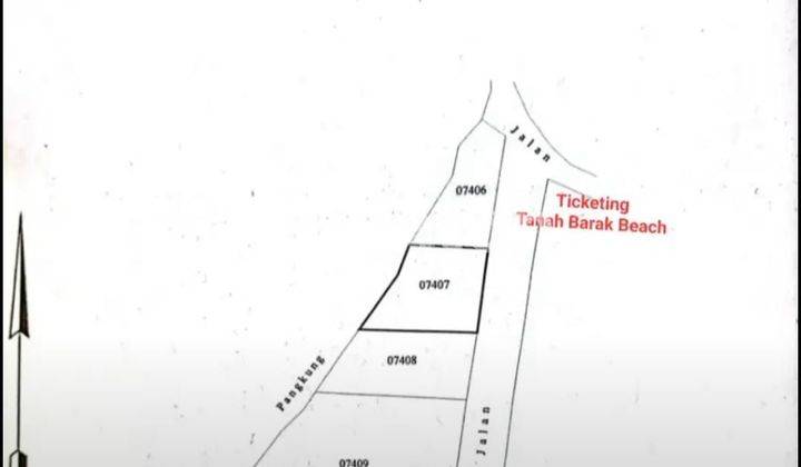 TANAH KOMERSIL PANΤΑΙ ΤΑΝΑΗ ΒARAK AREA WISATA DEKAT PANTAI PANDAWA 1