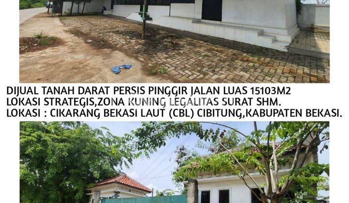 Tanah Pinggir Jalan Muktiwari Luas 15103m2 Cibitung 2