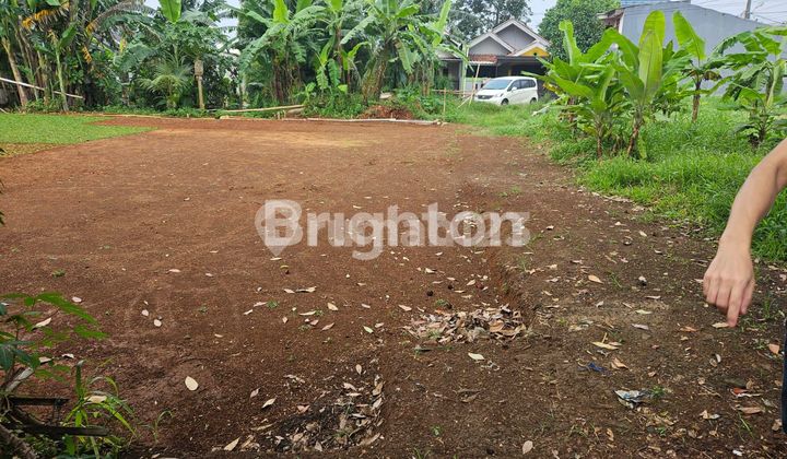 TANAH MURAH DIBAWAH NJOP DATAR  SIAP DIBANGUN PINGGIR JALAN SAWANGAN DEPOK