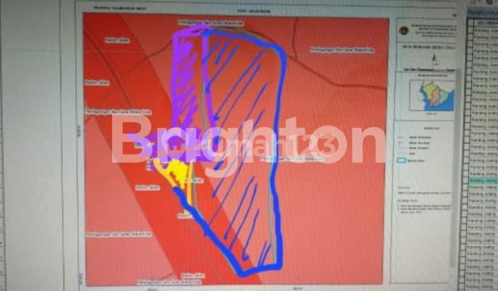 Industrial Area Balang Island KM13 Balikpapan Land Certificate 4 Hectares Near Port 019JT